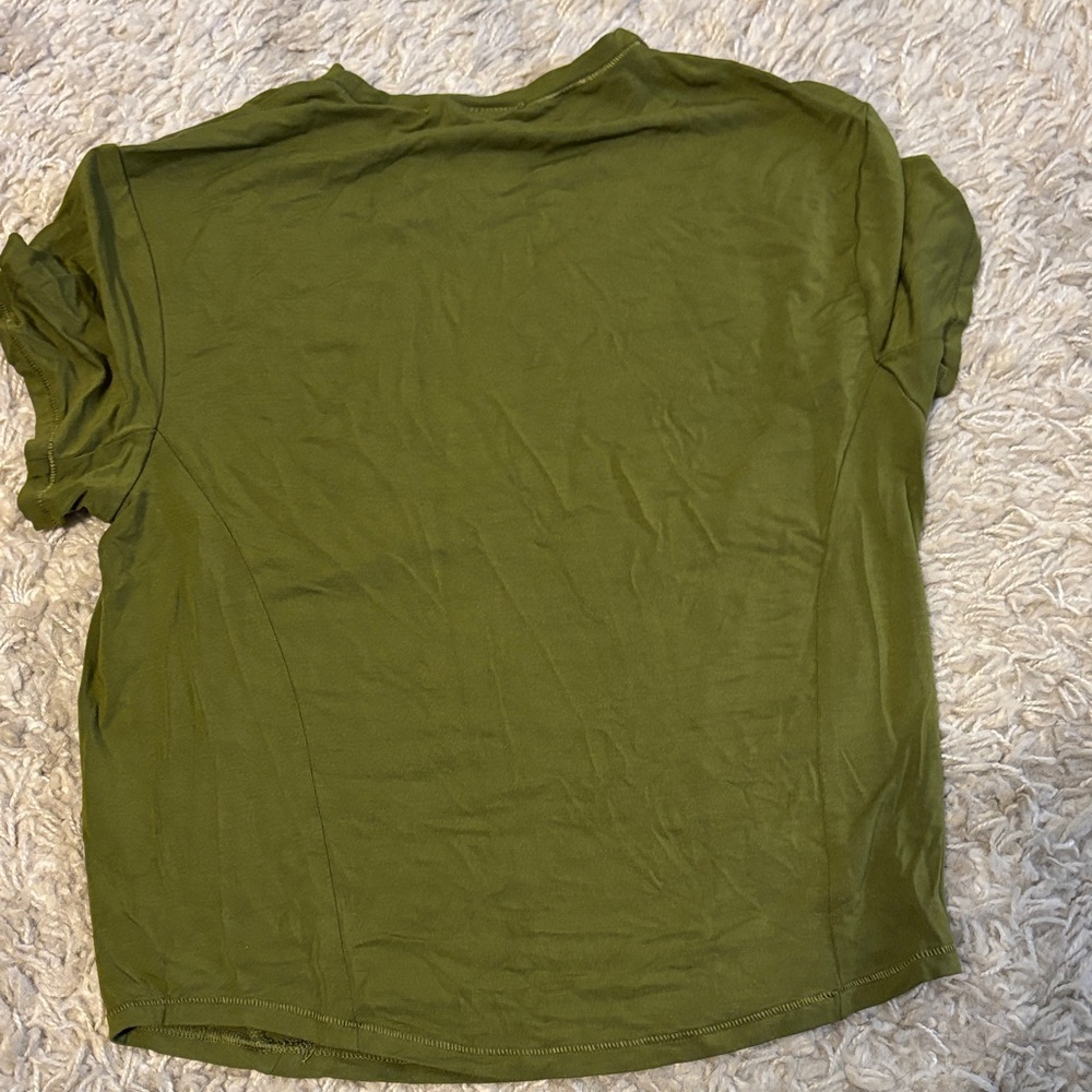 Oner Active Olive Green Women's Crop Top - Picture 4 of 4